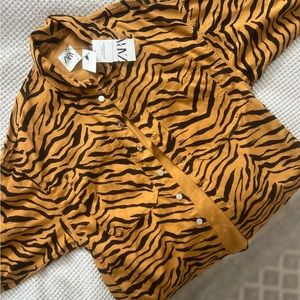 Zara  - The Katy Safari Overshirt NWT
